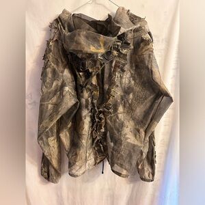 Underbrush Real Tree Mens L/XL Leafy 3D Camo Jacket Men’s Women’s